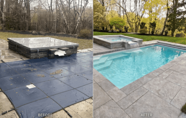 Fiberglass Pool Opening in Ontario